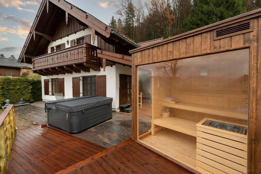 Luxus Alpenparadies Nahe Salzburg Sauna & Whirlpool Adnet Exterior photo